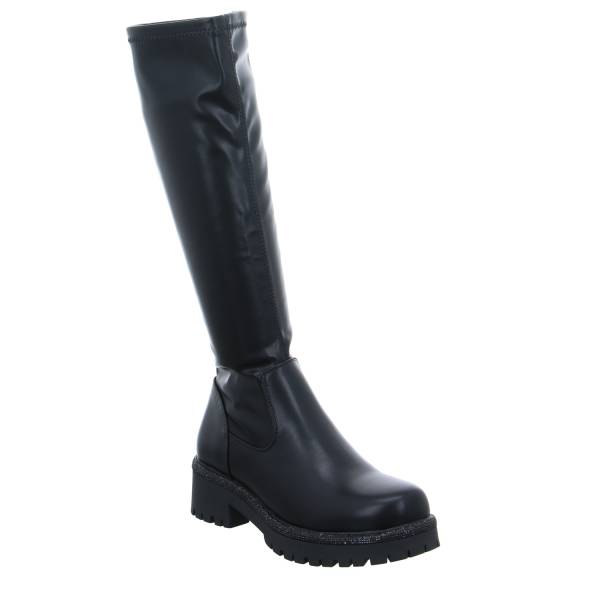 Bild 1 - LA STRADA Stiefel Schwarz Lederimitat