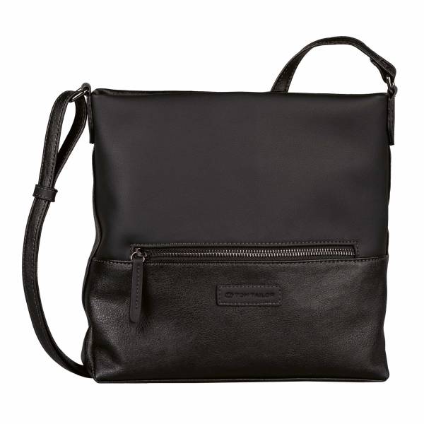Bild 1 - TOM TAILOR Beuteltasche Schwarz Lederimitat Ja