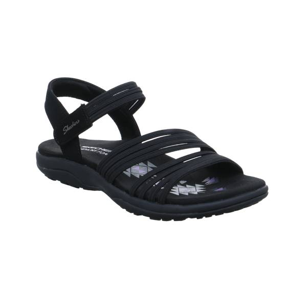Bild 1 - SKECHERS Trekking-Sandalette Schwarz Lederimitat Ja