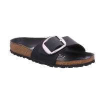 BIRKENSTOCK Bio-Fussbett Schwarz Leder