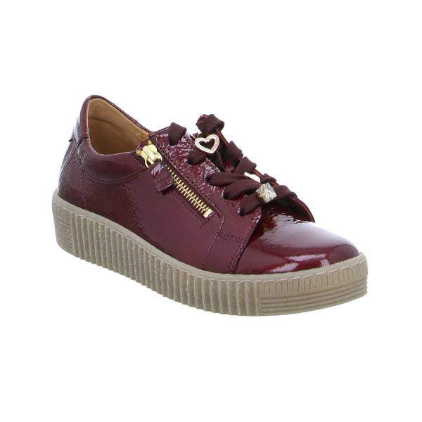 Bild 1 - GABOR Sneaker Bordeau Leder