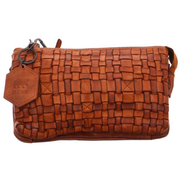 Bild 1 - BEAR DESIGN Umhänge-/Schultertasche klein Cognac Leder