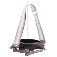 Vorschau: Bild 3 - * Gürteltasche / Bodybag Altsilber Leder Vorschau: Bild 3 - * Gürteltasche / Bodybag Altsilber Leder